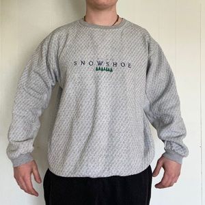 vintage Y2K Snowshoe Mountain Crewneck